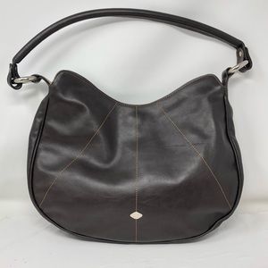 I SANTI Brown hobo purse, made in Italy